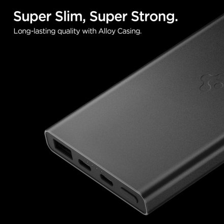 SPIGEN ESSENTAIL EA2210 POWER BANK 10000 MAH 22.5W BLACK