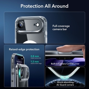 ESR CLASSIC HYBRID MAGSAFE & TEMPERED GLASS IPHONE 17 AIR CLEAR