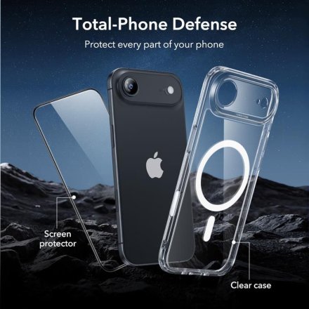 ESR CLASSIC HYBRID MAGSAFE & TEMPERED GLASS IPHONE 17 AIR CLEAR