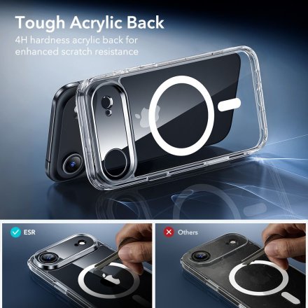 ESR CLASSIC HYBRID MAGSAFE & TEMPERED GLASS IPHONE 17 AIR CLEAR