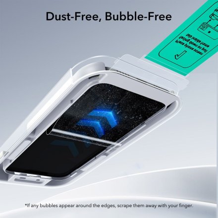 SZKŁO HARTOWANE ESR ULTRAFIT TEMPERED GLASS 2-PACK IPHONE 16 PRO / 17 CLEAR