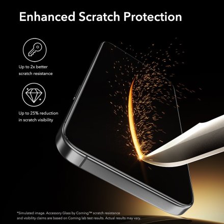 SZKŁO HARTOWANE ESR ULTRAFIT ARMORITE PRO TEMPERED GLASS IPHONE 16 PRO / 17 CLEAR