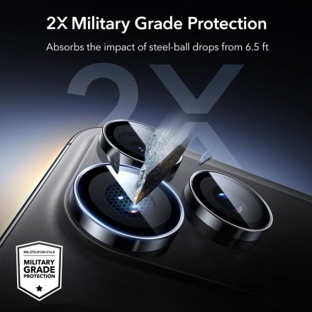 OSŁONA NA APARAT ESR ARMORITE CAMERA PROTECTOR IPHONE 14 PRO / PRO MAX / 15 PRO / PRO MAX / 16 PRO / PRO MAX / 17 PRO / PRO MAX 