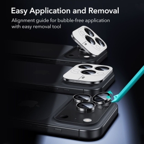 OSŁONA NA APARAT ESR ARMORITE CAMERA PROTECTOR IPHONE 14 PRO / PRO MAX / 15 PRO / PRO MAX / 16 PRO / PRO MAX / 17 PRO / PRO MAX 