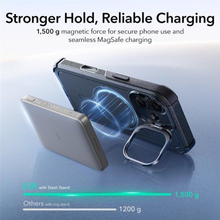ESR CYBER KICKSTAND MAGSAFE IPHONE 17 BLACK