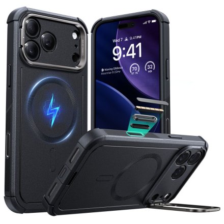 ESR CYBER KICKSTAND MAGSAFE IPHONE 17 PRO BLACK
