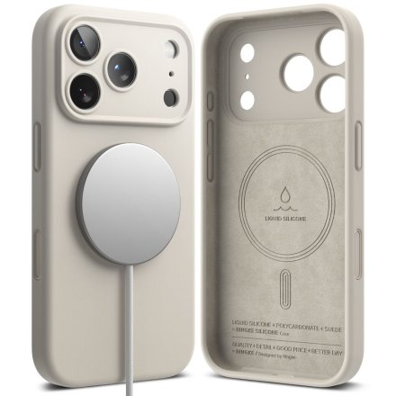 RINGKE SILICONE MAGNETIC MAGSAFE IPHONE 17 PRO MAX STONE