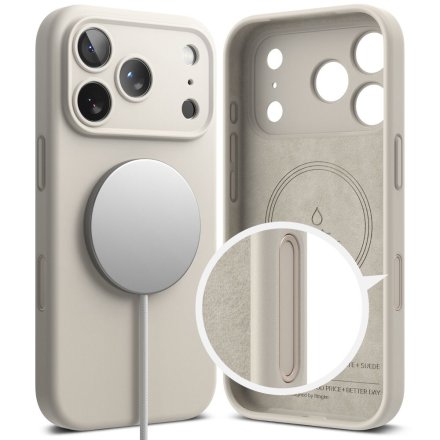 RINGKE SILICONE MAGNETIC MAGSAFE IPHONE 17 PRO MAX STONE