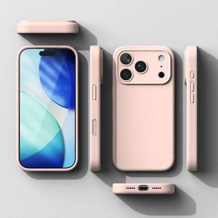 RINGKE SILICONE MAGNETIC MAGSAFE IPHONE 17 PRO MAX PINK SAND