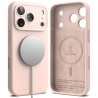 RINGKE SILICONE MAGNETIC MAGSAFE IPHONE 17 PRO PINK SAND