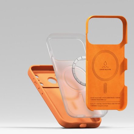 RINGKE SILICONE MAGNETIC MAGSAFE IPHONE 17 PRO TANGERINE