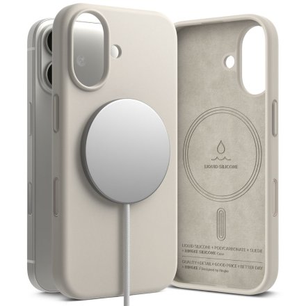 RINGKE SILICONE MAGNETIC MAGSAFE IPHONE 17 STONE
