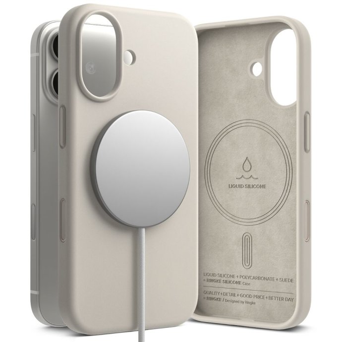 RINGKE SILICONE MAGNETIC MAGSAFE IPHONE 17 STONE