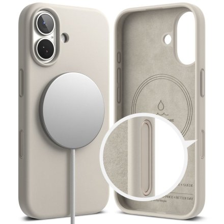 RINGKE SILICONE MAGNETIC MAGSAFE IPHONE 17 STONE