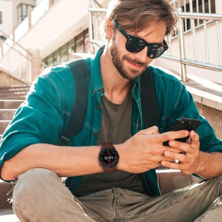 TECH-PROTECT SILICONE PU GARMIN FENIX 5 / 6 / 6 PRO / 7 / 8 (47 MM) / E BROWN