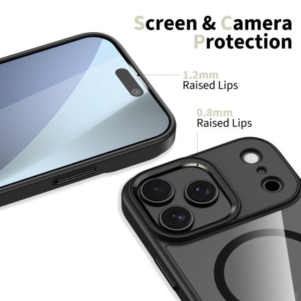 TECH-PROTECT MAGMAT MAGSAFE IPHONE 17 PRO MAX BLACK/CLEAR