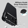 TECH-PROTECT ION CARBON MAGSAFE IPHONE 17 PRO MAX BLACK/SILVER