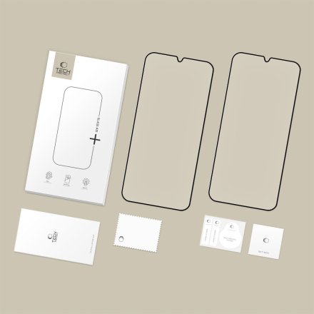 SZKŁO HARTOWANE TECH-PROTECT GLASS FIT+ 2-PACK XIAOMI POCO M7 BLACK