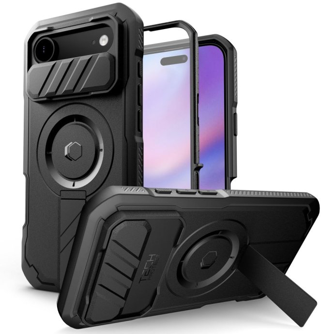 TECH-PROTECT KEVLAR MAGSAFE IPHONE 17 AIR BLACK