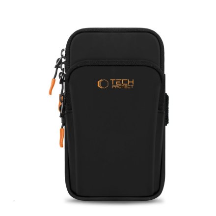 TECH-PROTECT M7 UNIVERSAL SPORT ARMBAND BLACK/ORANGE