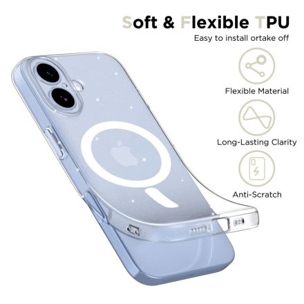 TECH-PROTECT FLEXAIR MAGSAFE IPHONE 17 GLITTER