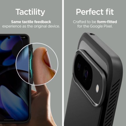 SPIGEN RUGGED ARMOR GOOGLE PIXEL 9 / 9 PRO MATTE BLACK