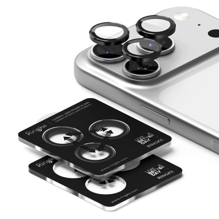 OSŁONA APARATU RINGKE CAMERA FRAME PROTECTOR 2-PACK IPHONE 17 PRO / 17 PRO MAX BLACK