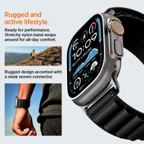 SPIGEN WBF1 BAND APPLE WATCH 6 / 7 / 8 / 9 / 10 / SE / ULTRA 1 / 2 (44 / 45 / 46 / 49 MM) BLACK