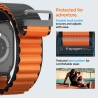 SPIGEN WBF1 BAND APPLE WATCH 8 / 9 / 10 / 11 / SE / ULTRA (44 / 45 / 46 / 49 MM) BLACK/ORANGE