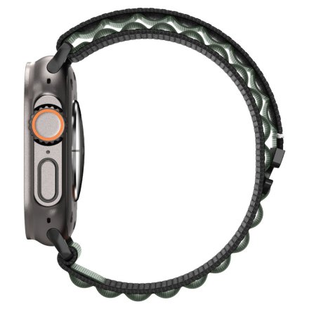 SPIGEN WBF1 BAND APPLE WATCH 6 / 7 / 8 / 9 / 10 / SE / ULTRA 1 / 2 (44 / 45 / 46 / 49 MM) BLACK/GREEN