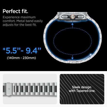 SPIGEN MODERN FIT BAND GALAXY WATCH 8 / CLASSIC (40 / 44 / 46 MM) SILVER