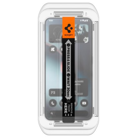 SZKŁO HARTOWANE SPIGEN GLAS.TR ”EZ FIT” 2-PACK NOTHING PHONE 3 CLEAR