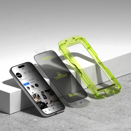 SZKŁO PRYWATYZUJĄCE RINGKE EASY SLIDE 2-PACK IPHONE 17 PRO PRIVACY