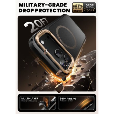 SUPCASE IBLSN ARES FLIP MAG MAGSAFE IPHONE 17 PRO MAX DESERT GOLD