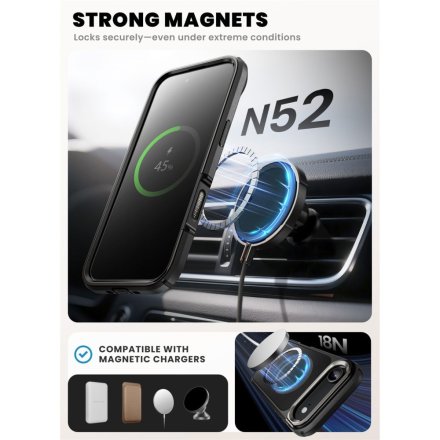 SUPCASE IBLSN ARES FLIP MAG MAGSAFE IPHONE 17 AIR BLACK