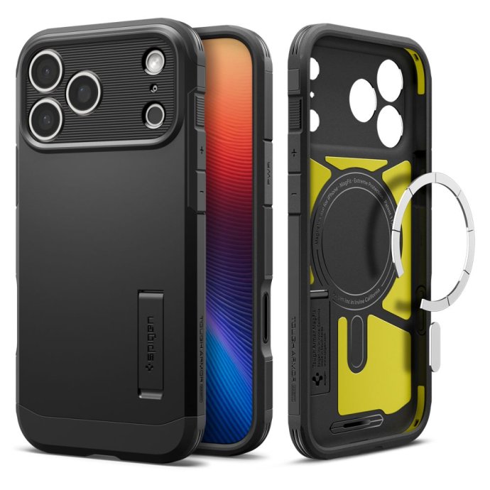 SPIGEN TOUGH ARMOR ”T” MAG MAGSAFE IPHONE 17 PRO BLACK
