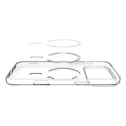SPIGEN LIQUID CRYSTAL MAG MAGSAFE IPHONE 17 PRO MAX CLEAR/WHITE