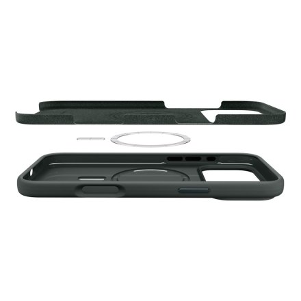 SPIGEN SILICONE FIT MAG MAGSAFE IPHONE 17 PRO ABYSS GREEN