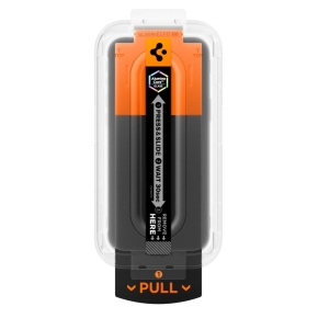 SZKŁO HARTOWANE SPIGEN GLAS.TR ”EZ FIT PRO” IPHONE 16 PRO / 17 / 17 PRO CLEAR