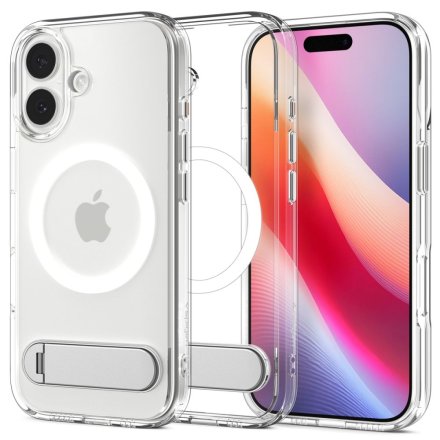 SPIGEN ULTRA HYBRID ”S” MAG MAGSAFE IPHONE 17 CLEAR/WHITE