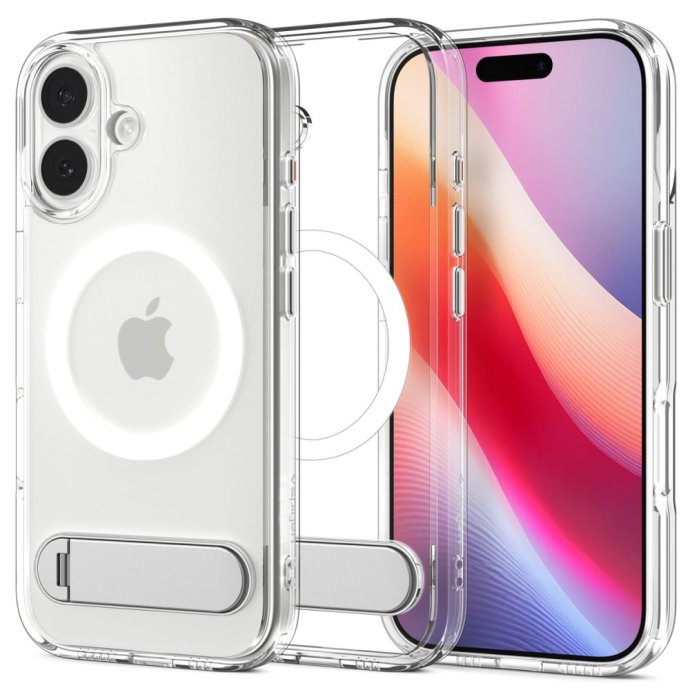 SPIGEN ULTRA HYBRID ”S” MAG MAGSAFE IPHONE 17 CLEAR/WHITE