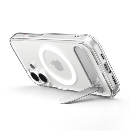 SPIGEN ULTRA HYBRID ”S” MAG MAGSAFE IPHONE 17 CLEAR/WHITE