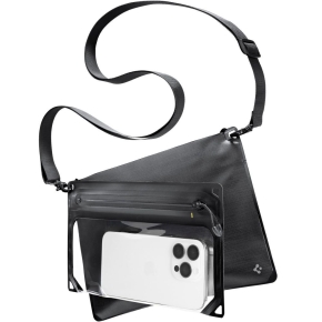 SPIGEN A640 UNIVERSAL WATERPROOF CASE CROSSBAG BLACK