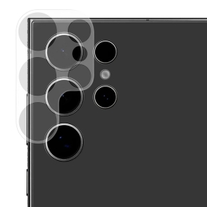 Hochwertiges gehärtetes Glas für die Kamera HD für Samsung S24 ULTRA transparent