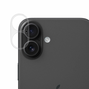 Tempered glass for HD camera for Apple iPhone 16+ transparent