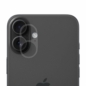 Tempered glass for HD camera for Apple iPhone 16+ transparent