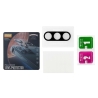 Tempered HD glass for camera for Samsung S25 black