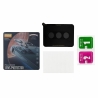 Tempered HD glass for camera for Samsung S25+ black
