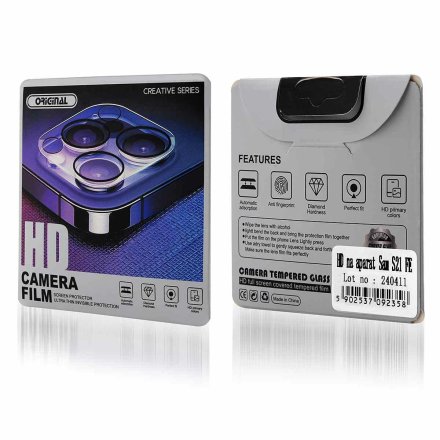 szklo hd samsung s21 fe na aparat black