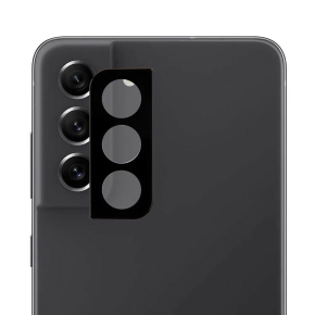 Hartglas für die HD-Kamera des Samsung S21 FE schwarz